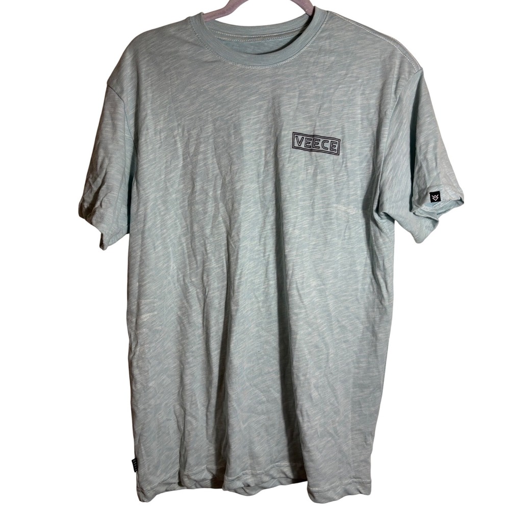 VEECE Men's Starboard Logo Graphic T-Shirt‎ in Ice Flow Sea Angel Size L